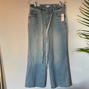 Good American Light Blue Flare Jeans